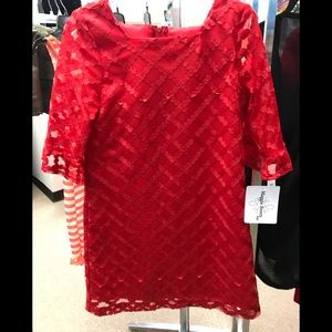 Girls red dress new with tags Maggie Breen